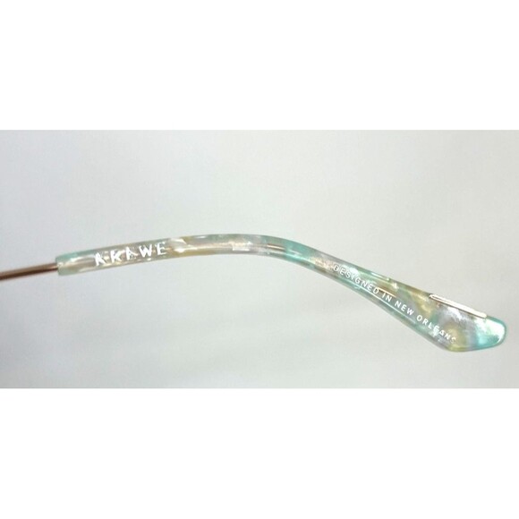 KREWE DU OPTIC CONTI Womens Sunglasses Rose Gold Matte Opal Round Boho RARE - Picture 12 of 13